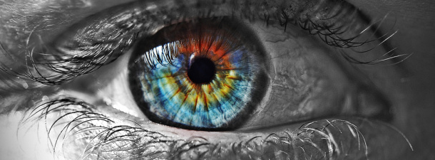 Qual é a resolução do olho humano?